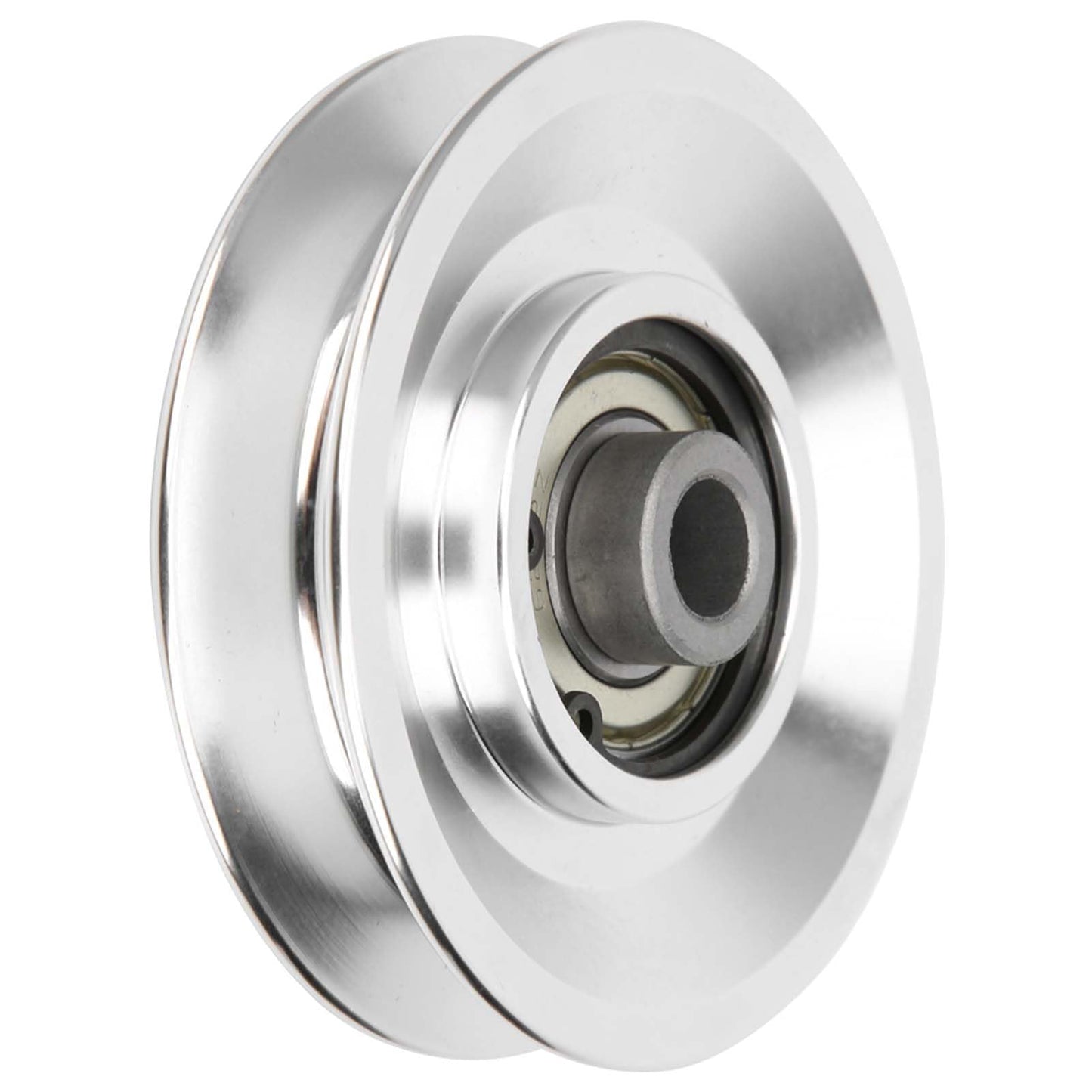 Moofey Aluminum Pulleys, 80mm Diameter Pulley Wheel, Gym Pulley for for Cable Machine Gym Equipment Part Garage Door