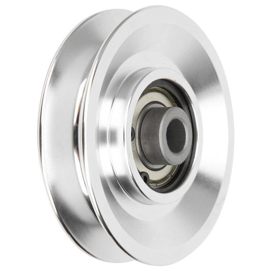 Moofey Aluminum Pulleys, 80mm Diameter Pulley Wheel, Gym Pulley for for Cable Machine Gym Equipment Part Garage Door