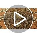 Caramel Table Runners 108 inches Long Vintage French Floral Chenille
