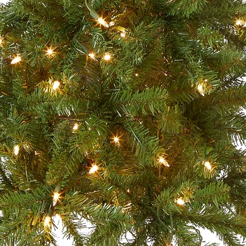 National Tree Company 4.5ft Pre-Lit Kingswood Fir Slim Christmas