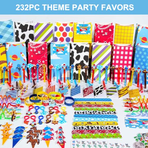 232Pcs Kids Birthday Party Favors & Decorations Set | All-in-One Toy Gift Pack