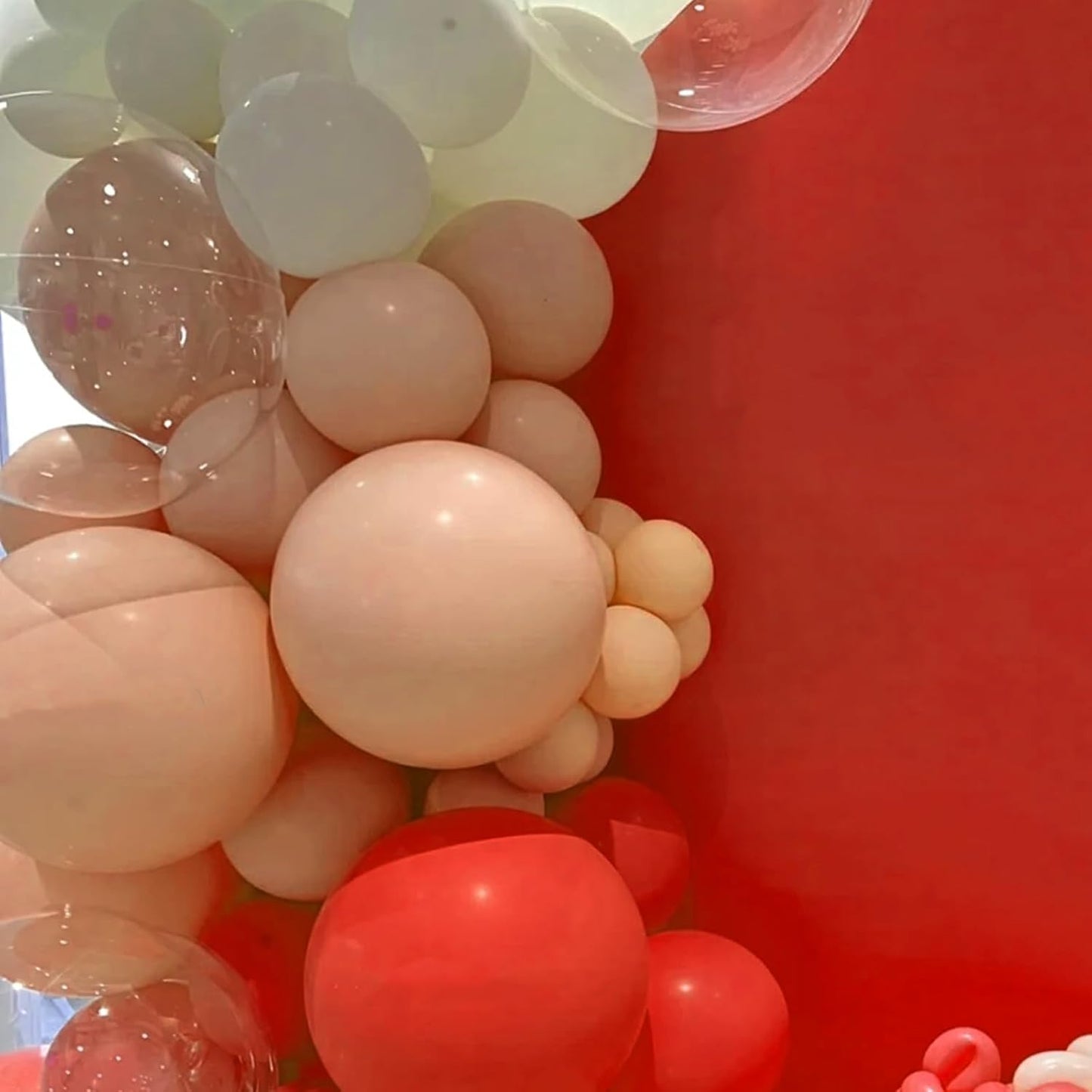 Voircoloria Peach Balloon Garland Arch Kit - 90 Pack in 5/10/12/18 Inch Sizes for Weddings, Birthdays & Baby Showers