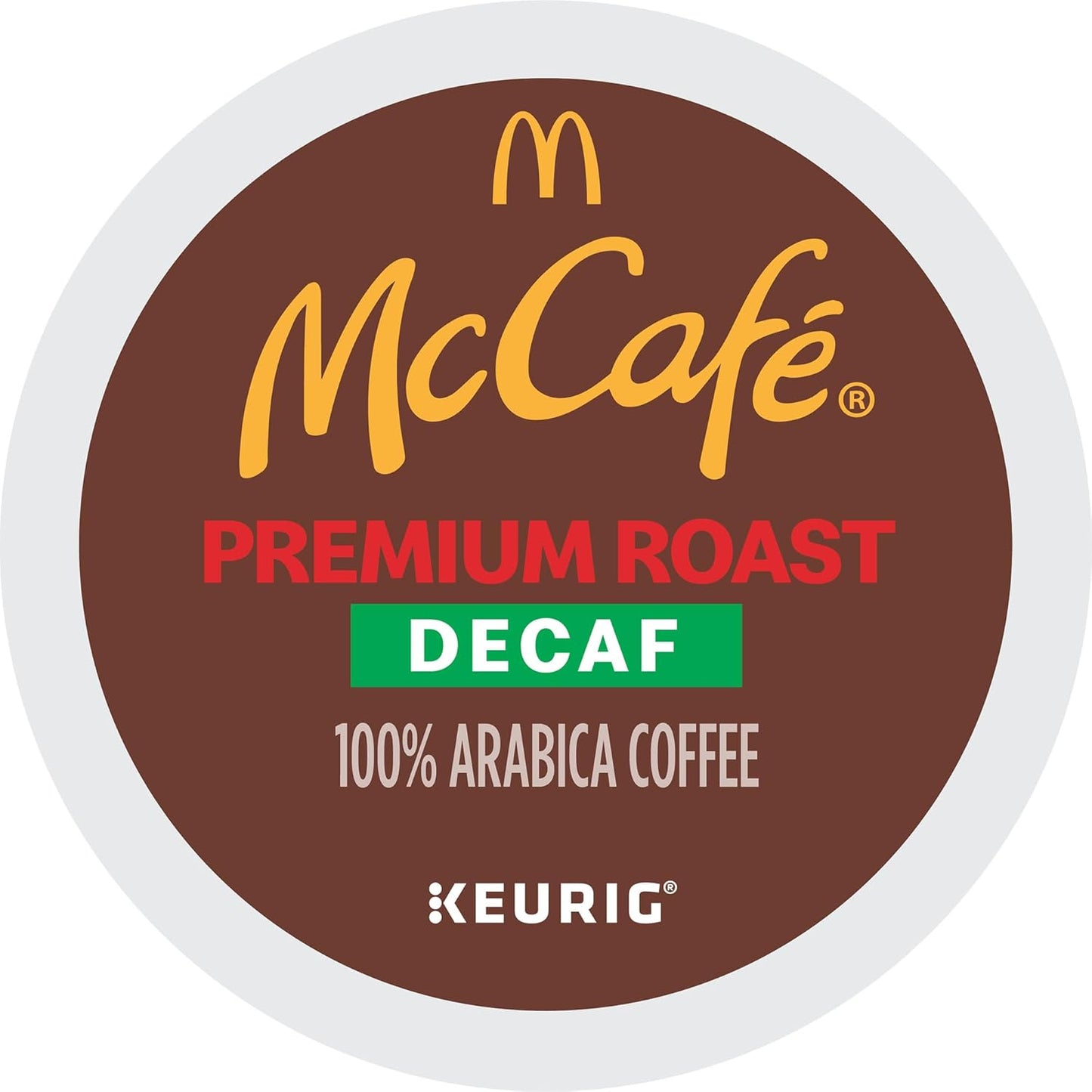 McCafe Premium Roast Decaf Coffee Pods - Medium Roast Keurig K-Cup Pods | 48 Count
