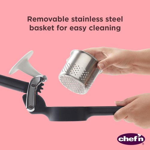 Chef’n FreshForce Potato Ricer - Heavy-Duty Masher & Vegetable Press with Easy-Clean Design