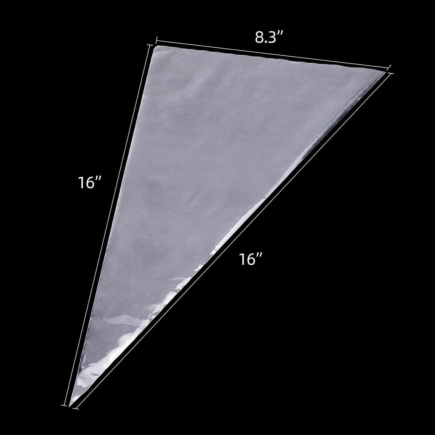 16-Inch Piping Bags Disposable 100 PCS- Extra Thick Pastry Bags Tipless Icing Bag for Decorating Cake, Cupcakes, Cookies