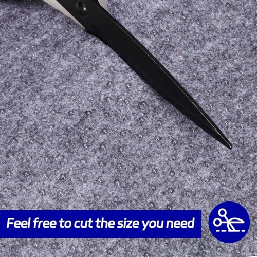 9' x 12' Non Slip Rug Pad - Extra Large Felt Under Rug Cushion for Hardwood Floors