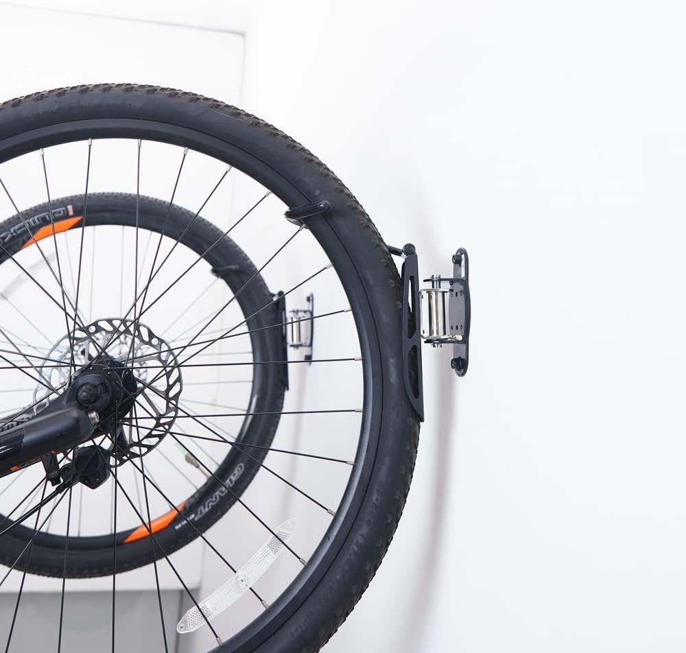 Ultrawall Bike Rack - Vertical Wall Mount Storage for Indoor Bicycles | 2-Pack Swivel Design