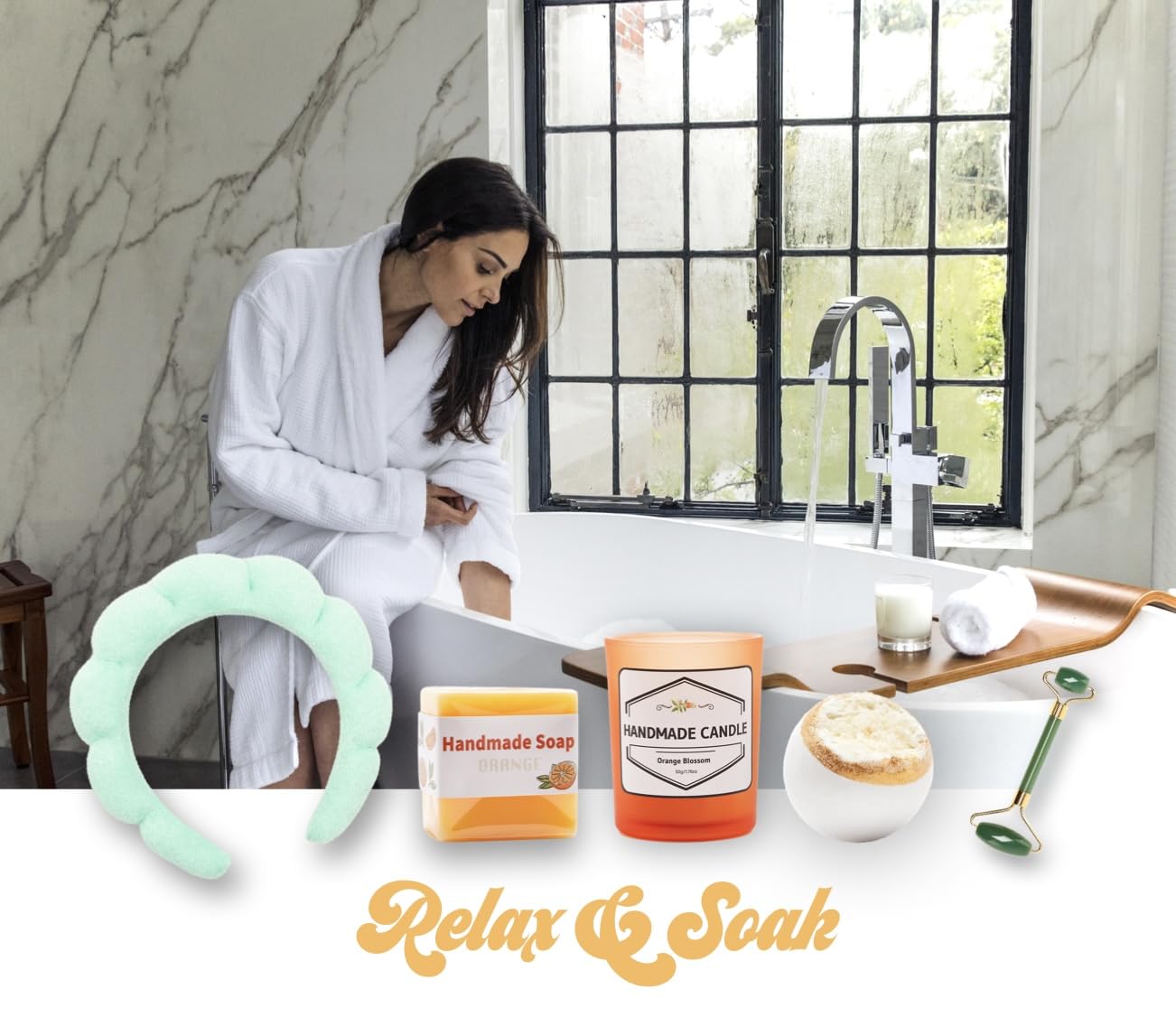 Get Well Soon Gift Baskets for Women – Self Care Spa, Care Package with Blanket, Relaxing Collection, Cozy Kit, Birthday Present for Women, Thinking Of You Best Friend Box, Bath Essentials, 9pcs Set