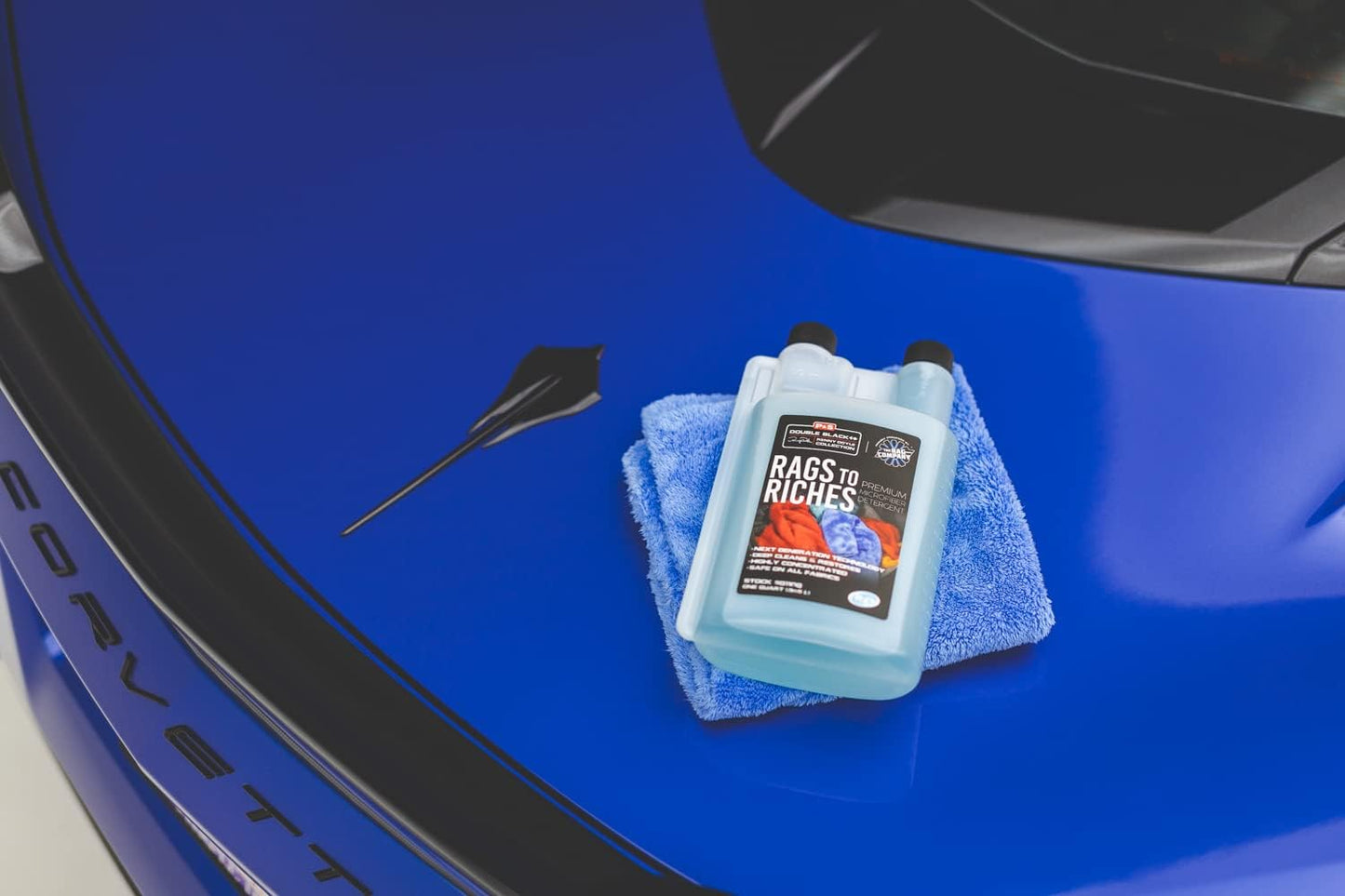 P & S Professional Detail Products - Rags to Riches Premium Microfiber Detergent | Deep Cleans & Restores, 1 Gallon