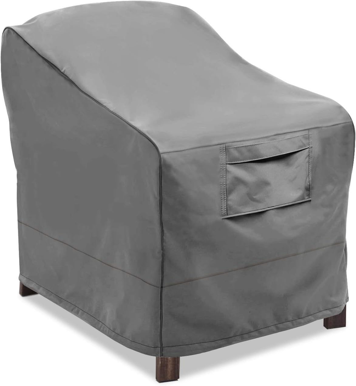 Vailge Patio Chair Covers - Heavy Duty Waterproof Lounge Deep Seat Cover | Small Grey