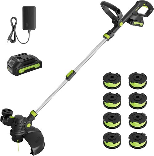 20V Cordless String Trimmer by [Brand Name] - 12'' Grass Cutter with Auto Line Feed & 2.0Ah Battery