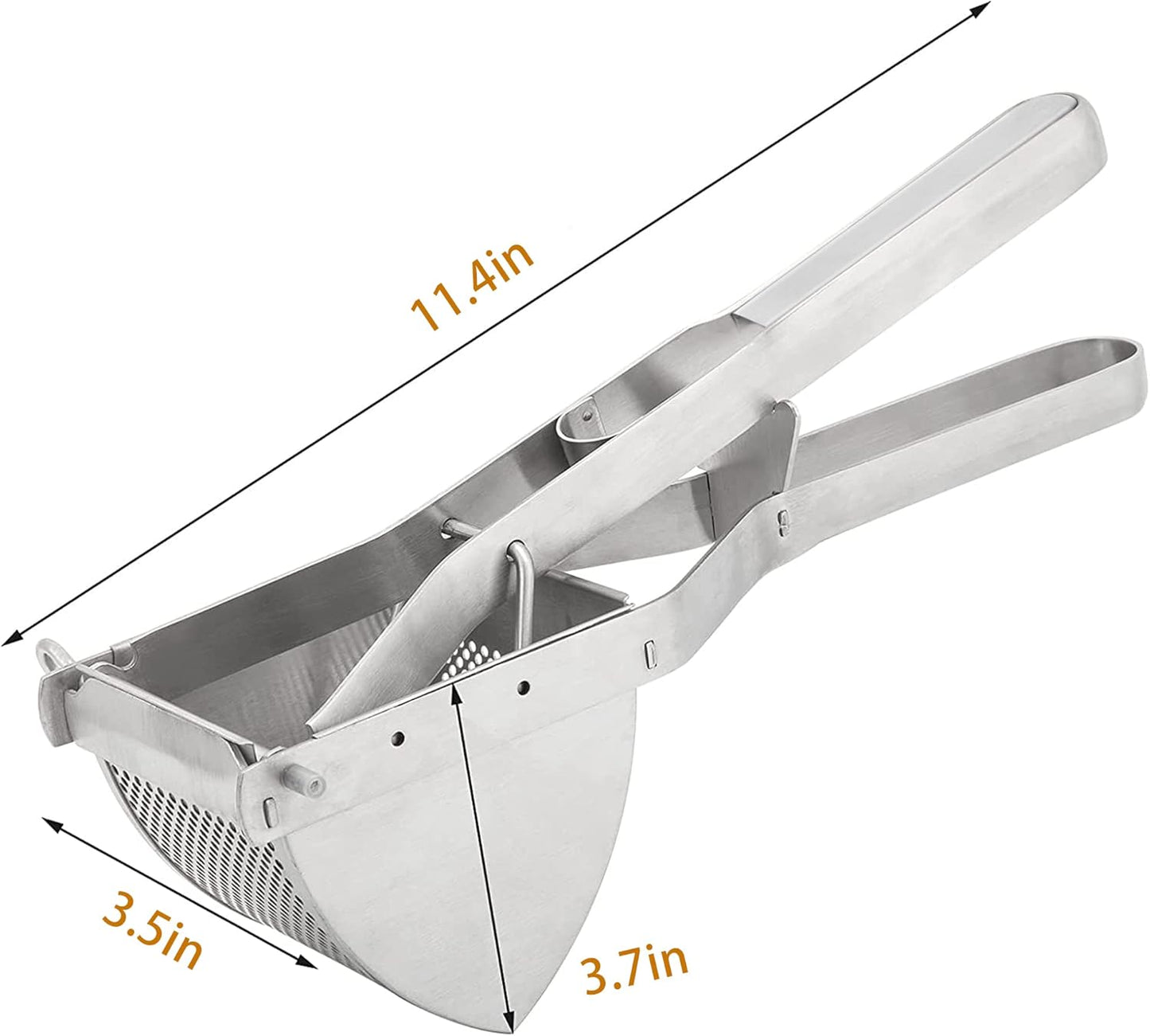 MyLifeUNIT Potato Ricer - Stainless Steel Masher with Extra Large Capacity & Ergonomic Grip