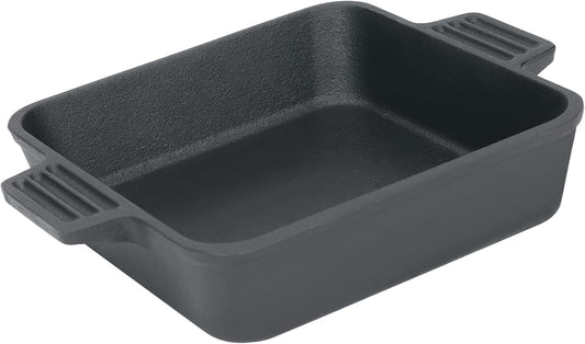 Bayou Classic 7472 Cast Iron Square Cake Pan - Perfect for Cornbread, Biscuits & Deep Dish Pizza