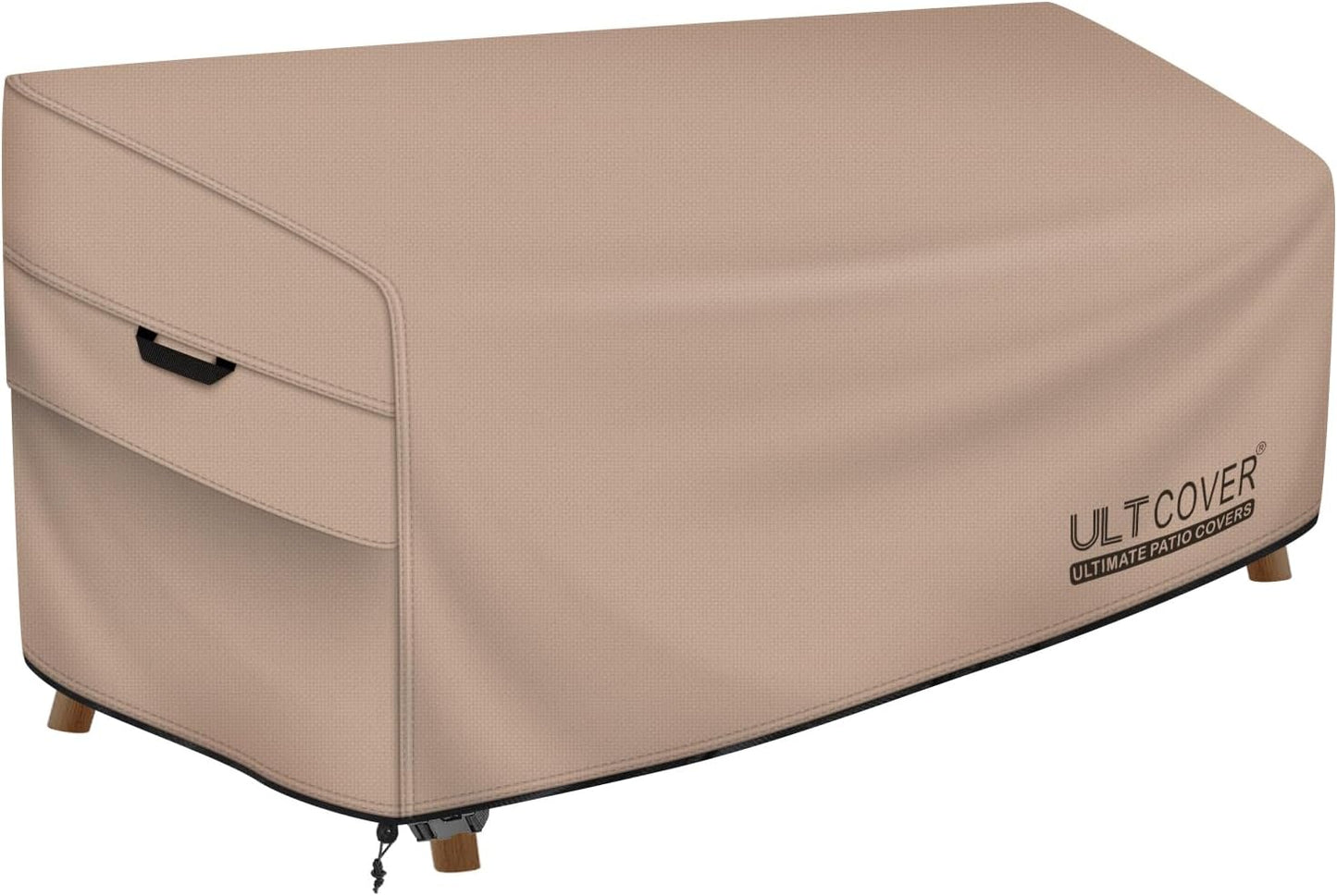 ULTCOVER Waterproof Outdoor Sofa Cover - Heavy-Duty Protection for 58W x 28D x 35H Inch Patio Furniture
