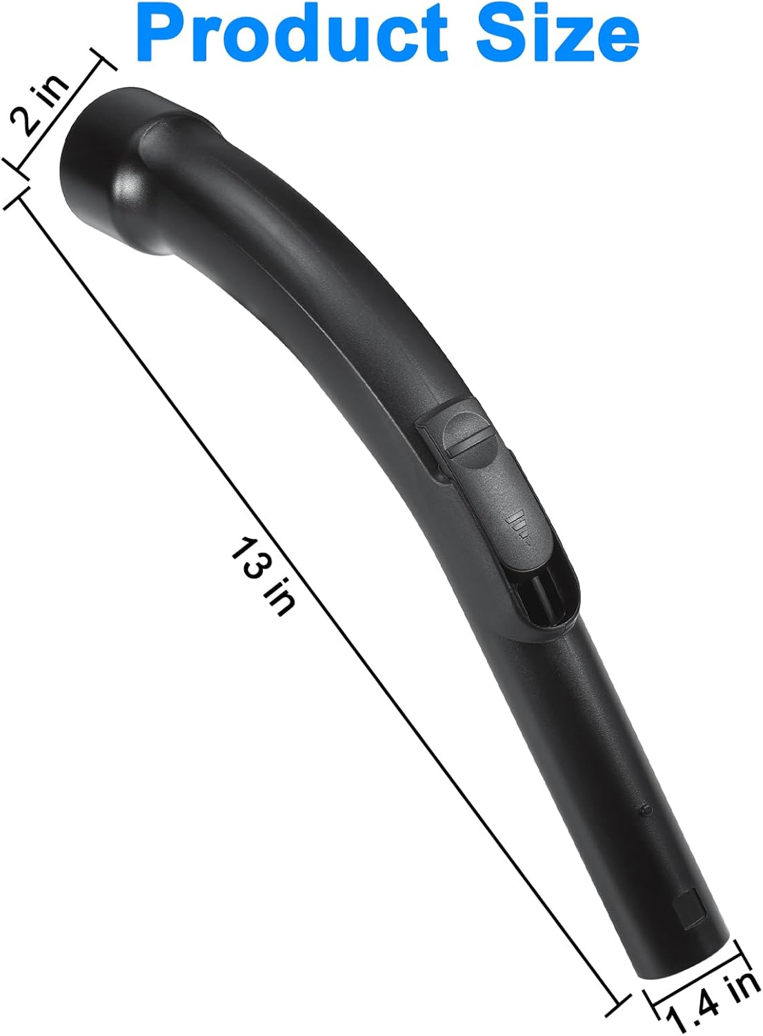 Miele Vacuum Plastic Bent End Hose - Compatible with S2110, S501, C1, C2, C3, S4, S5 Models