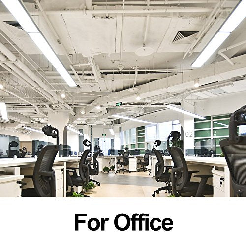 4FT LED Wraparound Light 40W Garage Shop Ceiling Fixture - 4400lm, 4000K Neutral White, 1 Pack