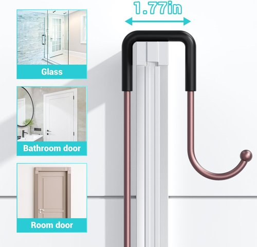 Aitatty Over The Door Shower Caddy - Rustproof Hanging Organizer for Bathroom | Bronze Finish