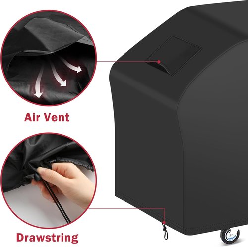 iCOVER Griddle Cover - Waterproof Lightweight Polyester for Blackstone 36-Inch Griddles | Air Vent & Drawstring Protection