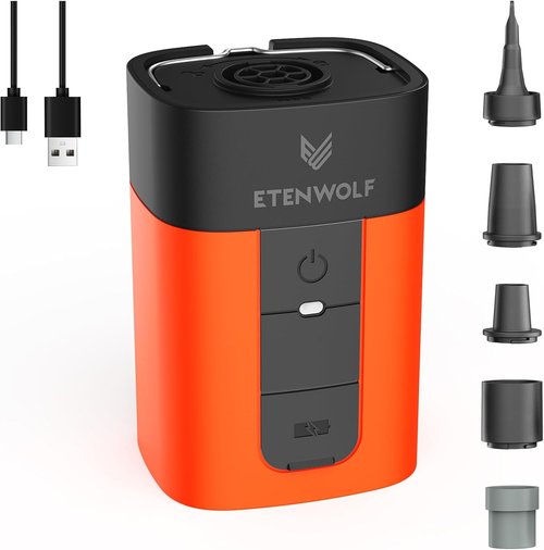 ETENWOLF AIR 5 Electric Air Pump - 5200 mAh Portable Inflator/Deflator for Pool Floats & Camping
