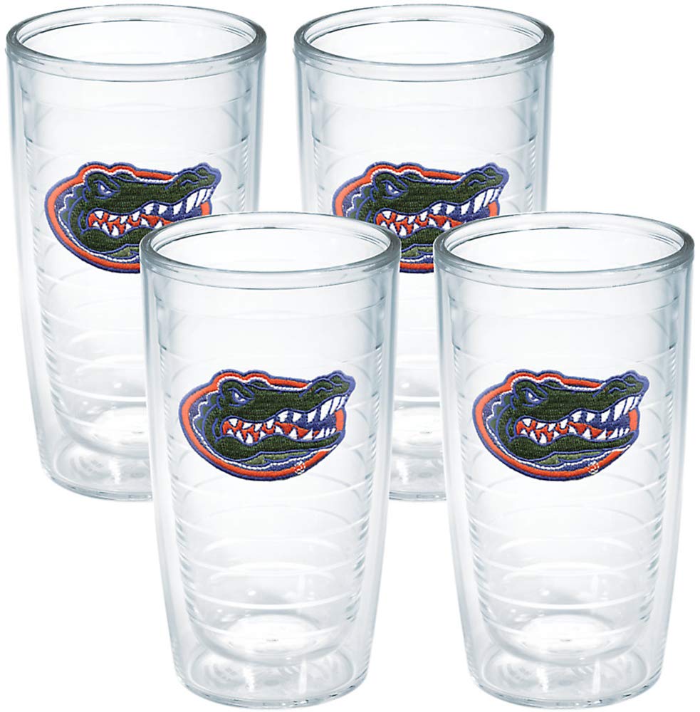 Tervis Tumbler University of Florida 16-Ounce Double Wall Insulated Tumbler, Set of 4 -