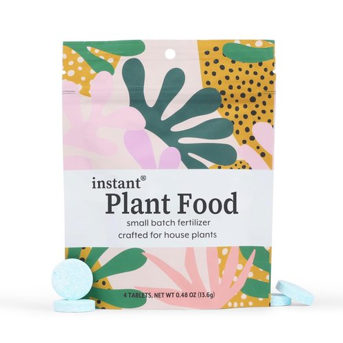 Houseplant Fertilizer - Self-Dissolving Tablets for Easy Indoor Plant Feeding | Instant Plant Food (4 Tablets)