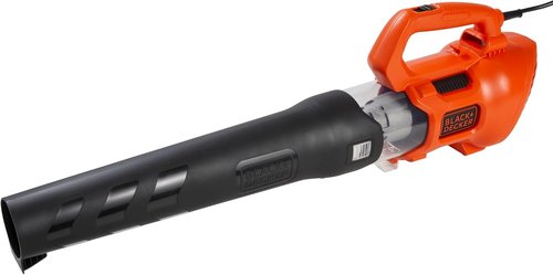 BLACK + DECKER Electric Leaf Blower - Lightweight Handheld Design, 450 CFM & 140 MPH Power, Corded