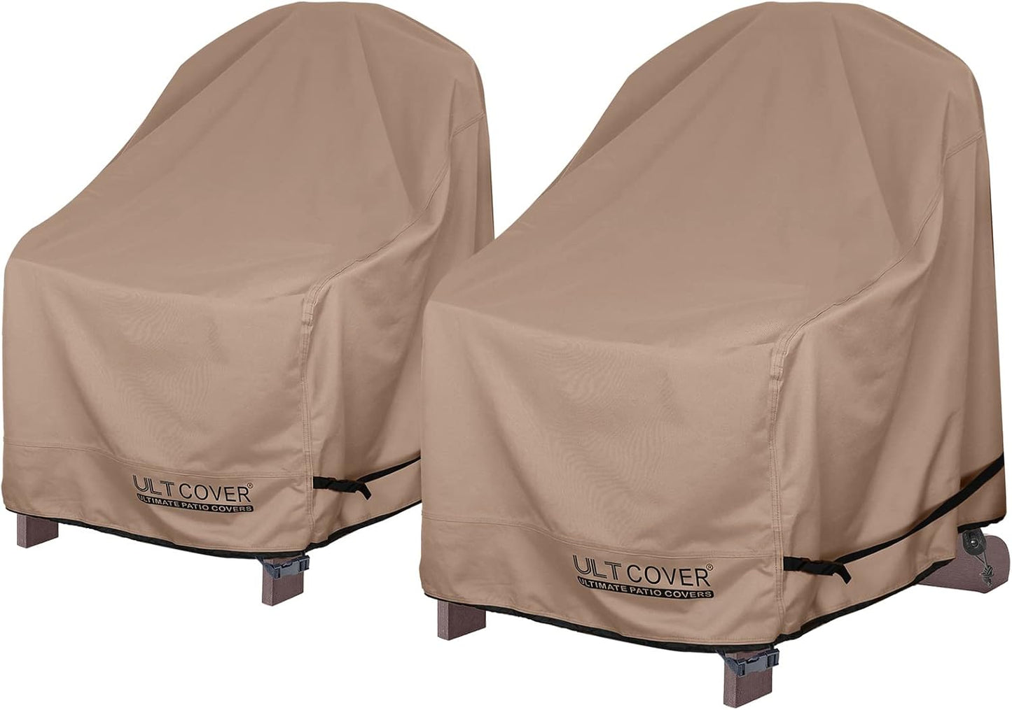 ULTCOVER Waterproof Adirondack Chair Cover - 2 Pack for Chairs Up to 32"W x 38"D x 36"H