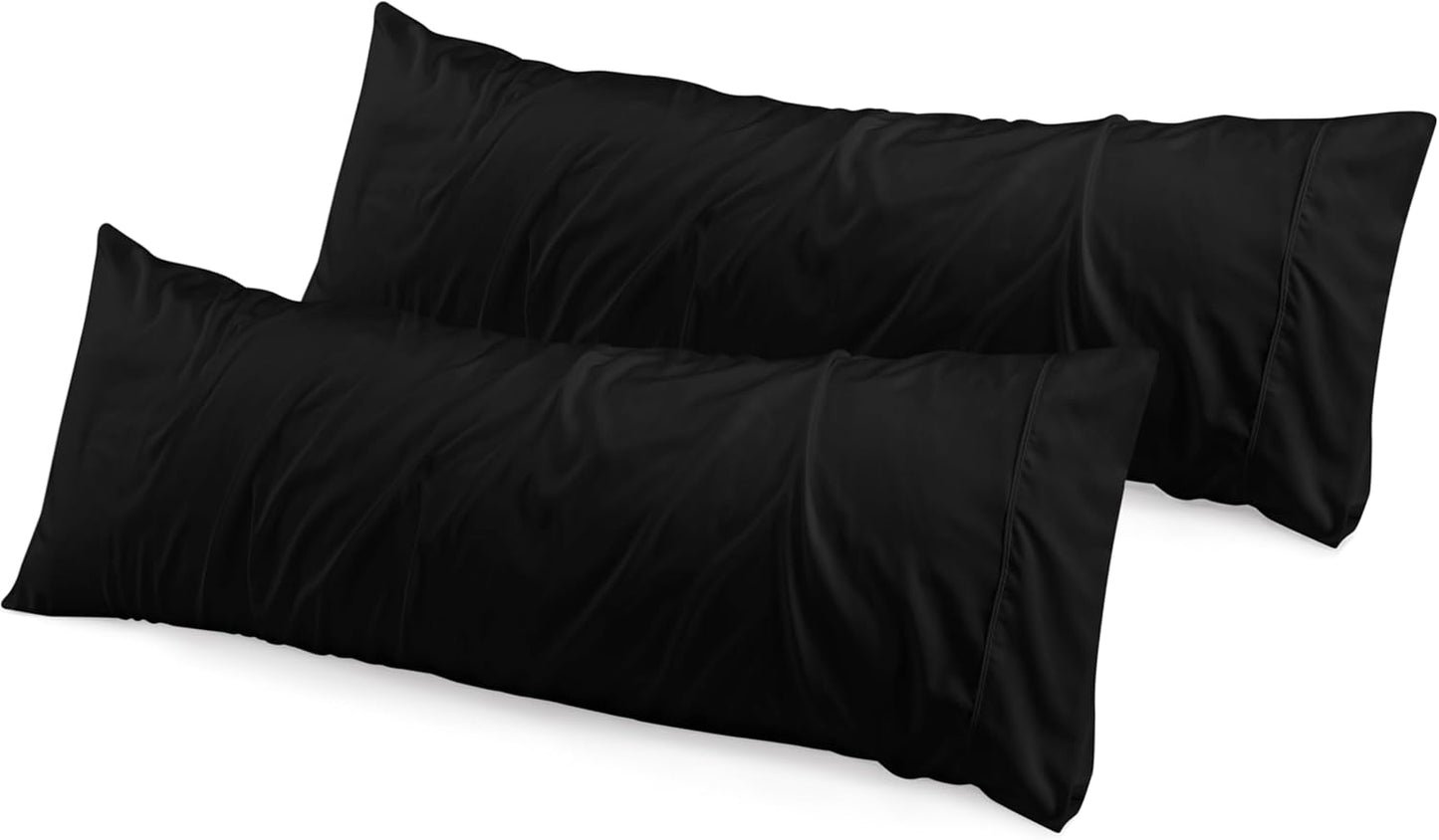 Utopia Bedding Pillow Cases - Soft Brushed Microfiber, Oeko-TEX Certified | Queen Size 2-Pack, 20x30 Inches (Grey)