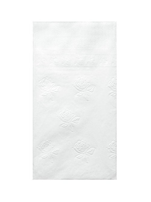 GUSTO [300 Count - 7 ½” x 4 ¼” Folded] Paper Dinner Napkins - Disposable 2-Ply White Party Napkins (15” x 17” Unfolded) - Formerly Comfy Package