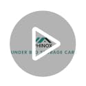 PHINOX Black Under Bed Storage with Wheels - 4 Pack, Foldable Metal Bins, 15.7x23.6"