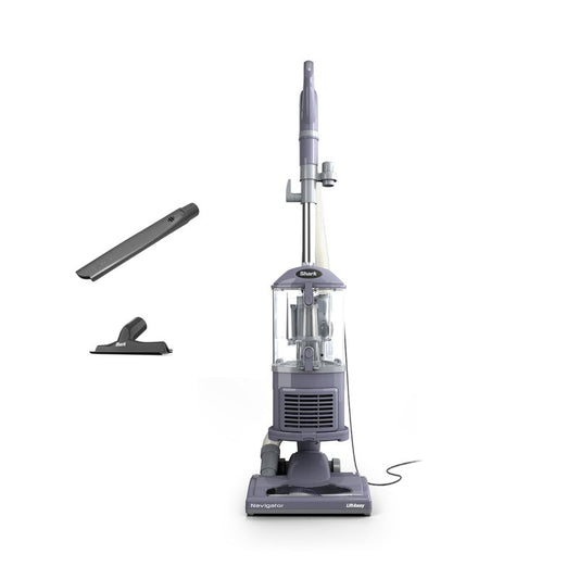 Shark NV352 Navigator Lift Away Upright Vacuum, Hepa Filter, Anti-Allergen Technology, Swivel Steering, Ideal for Carpet, Stairs, & Bare Floors, with Wide Upholstery & Crevice Tools, Lavender