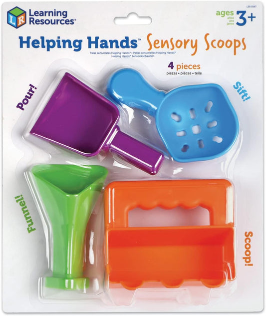 Learning Resources Helping Hands Sensory Scoops - Fidget Sand Toys for Fine Motor Skills | Toddler Play Set