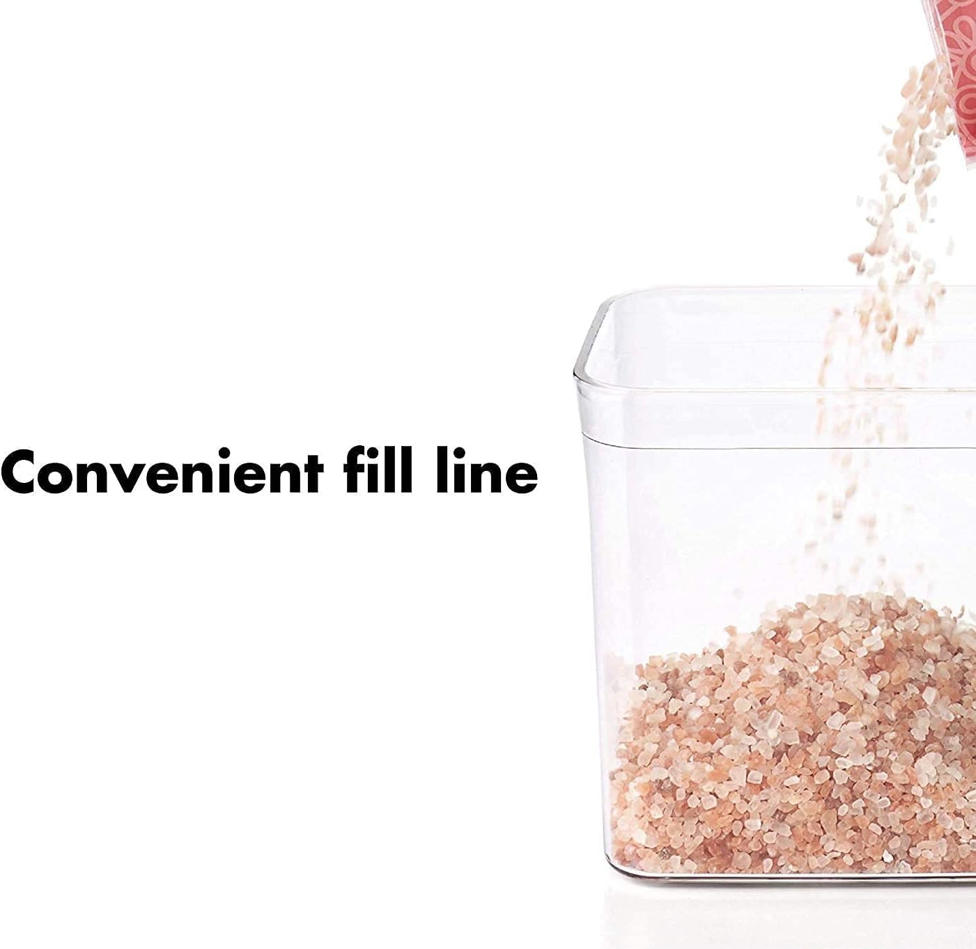 OXO Good Grips 6-Quart Square POP Container - Airtight Food Storage for Bulk Items (Set of 4)