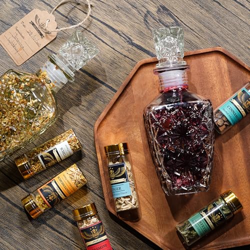 DIY Alcohol Infusion Kit for Whiskey, Gin, Vodka & Rum - Natural Flavors, Gift Set