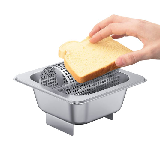 304 Stainless Steel Butter Spreader Wheel, Spreads Butter Evenly for Breakfast/Camping/Picnics, Hold 3 Sticks of Butters of Butter Roller Saver