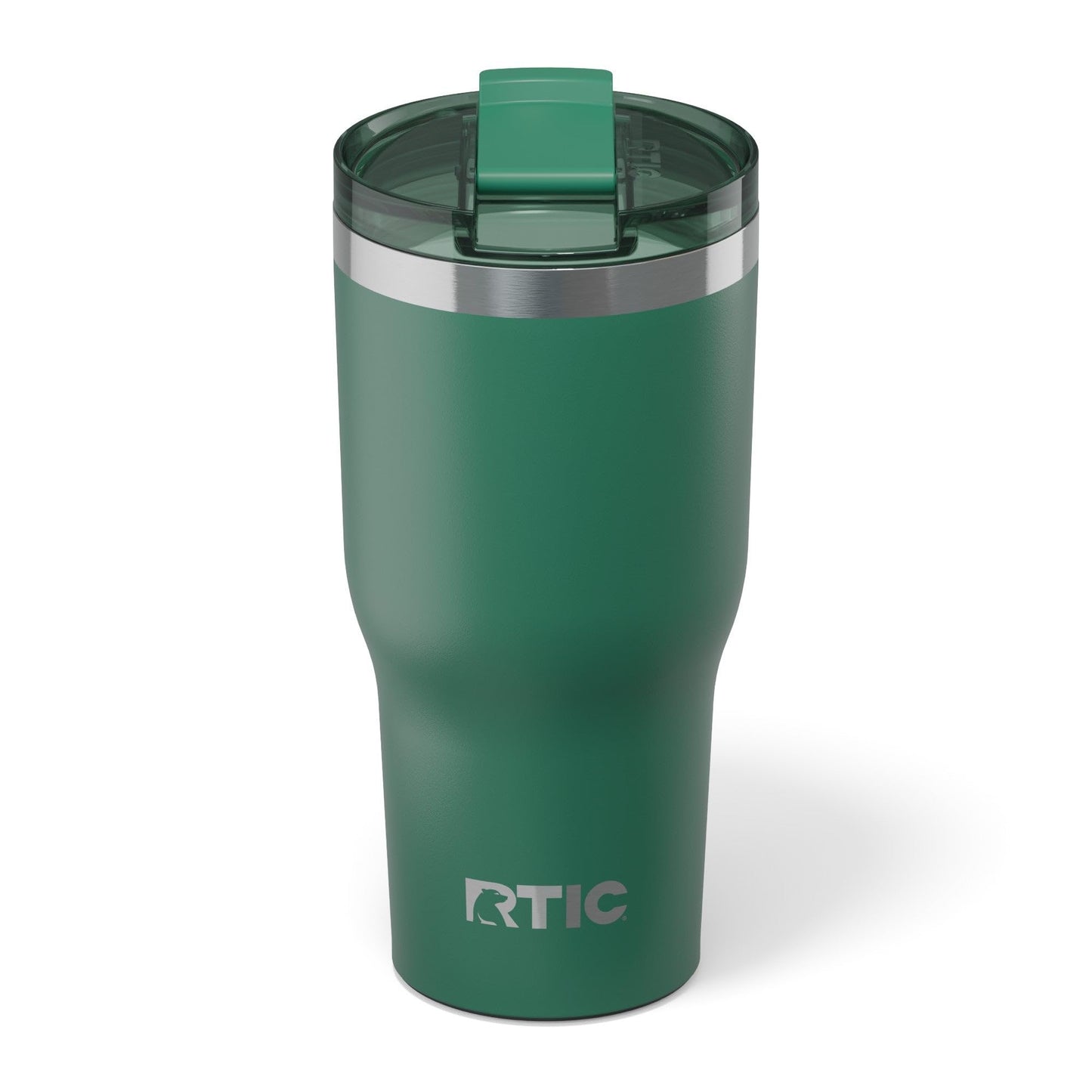 RTIC 30oz Essential Tumbler with Lid, Ceramic Lined, Insulated, Stainless Steel, Metal, Double Wall Vacuum-Insulation, Travel Cup for Iced Coffee, Tea, Hot and Cold Drink, Pine Tree