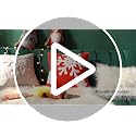 MIULEE Burgundy Christmas Snowflake Throw Pillow Covers 20x20 Set of 2