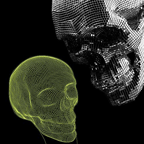 FULLOSUN Skull 3D Lamp Optical Illusion Night Light, Death Model Holiday Gift for Holloween Ghost Festival, Men Room Night Light with Remote Control 16 Colors Changing