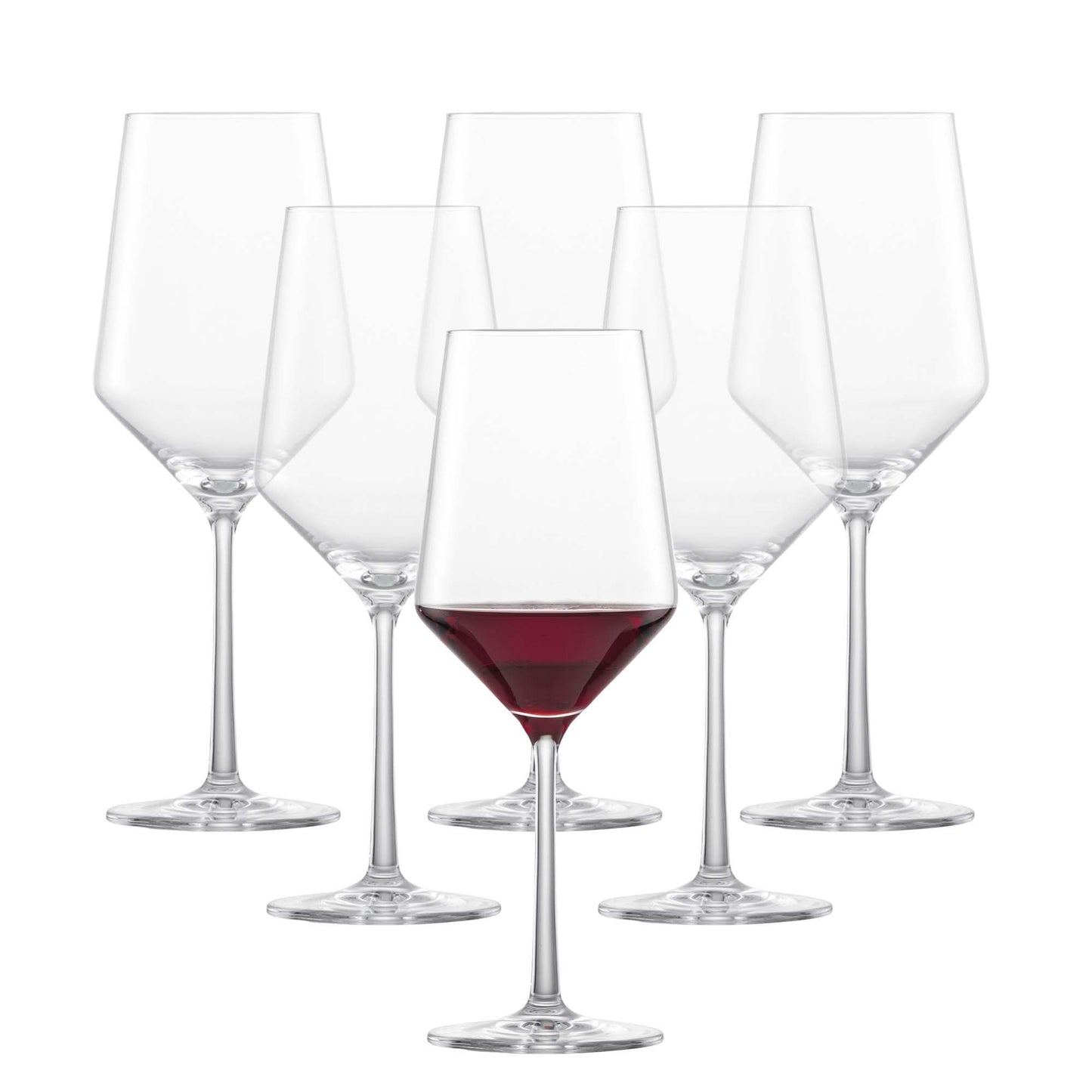 ZWIESEL GLAS Pure Cabernet Red Wine Glass (Set of 6), Graceful Wine Glasses for Red Wine, Dishwasher-Safe Tritan Crystal Glasses, Made in Germany (18 Ounce)