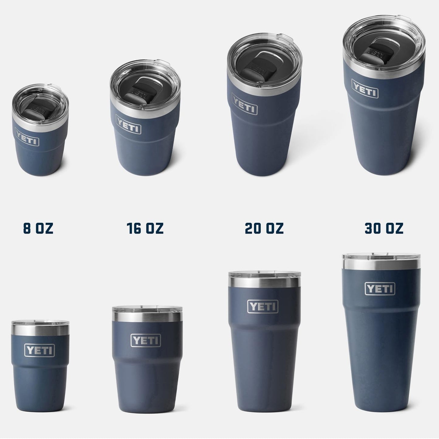 YETI Rambler 30 oz Stackable Tumbler, Stainless Steel, Vacuum Insulated with MagSlider Lid, Ultramarine Violet