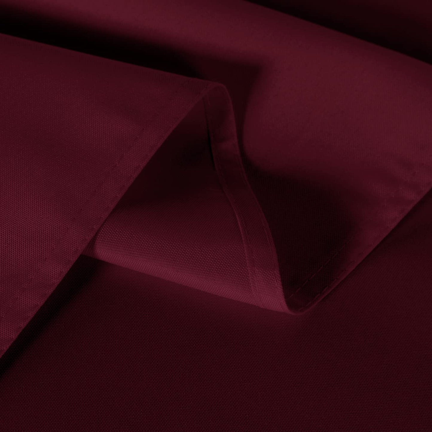 sancua 2 Pack Round Tablecloth 60 Inch Burgundy, Stain and Wrinkle Resistant Table Cloth - Washable Polyester Table Cover for Dining Tables, Buffet Parties and Camping