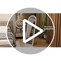 White Arched LED Full Length Floor Mirror 60x16 Inch Modern Full Body Wall Mirror