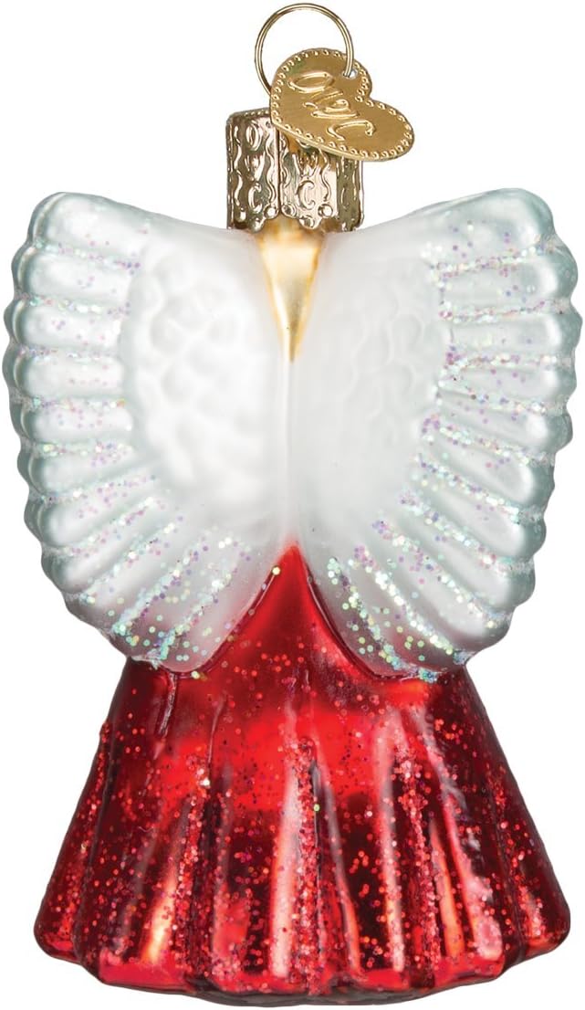 Baby Angel Glass Blown Ornament - Old World Christmas Tree Decor