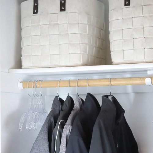 DEILSY™ Clear Plastic Hangers - Durable 25-Pack for Wardrobe Organization | Versatile Coat Hangers for Home & Retail