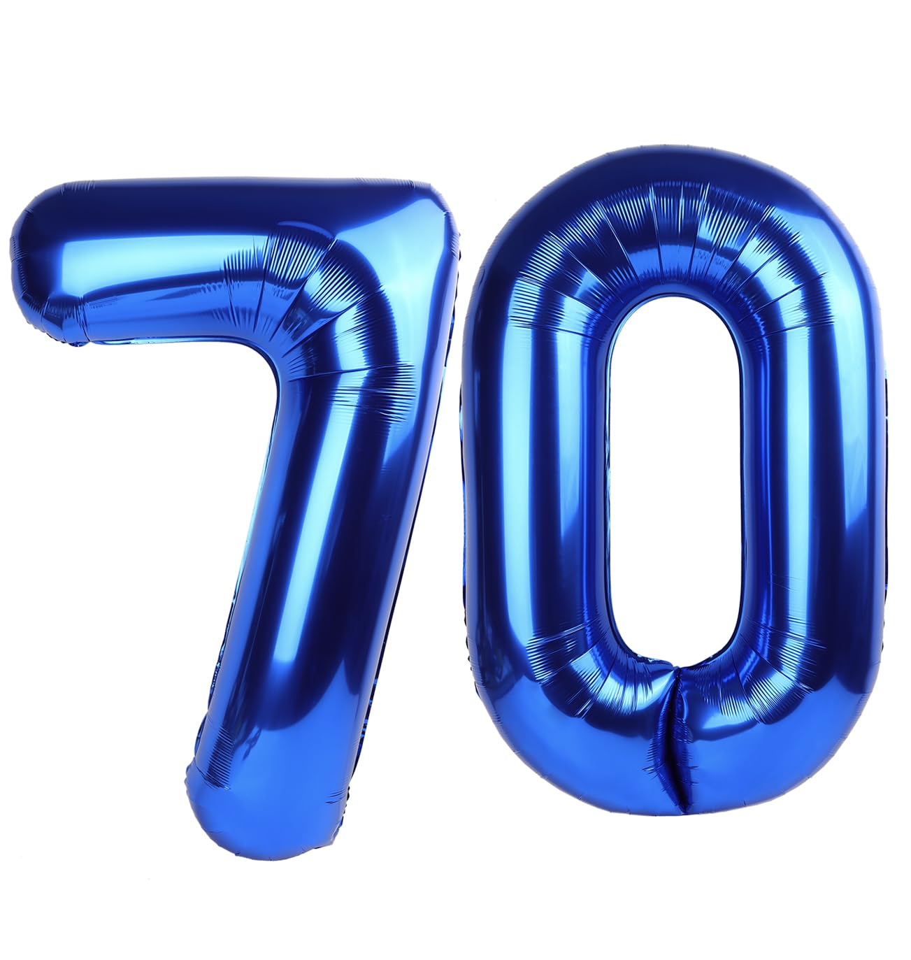 Navy Blue Number 70 Balloon 40 inch, 70 Number Balloons, 70th Navy Blue Birthday Decorations, 70 Year Old Women Men Blue Party Supplies