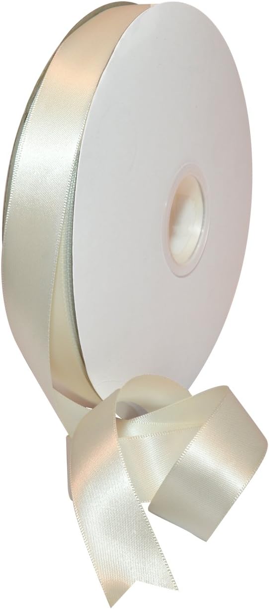 Rosy Mauve Double Face Satin Ribbon 3/8" x 100 YD - Perfect for Gift Wrapping, Crafts & Weddings