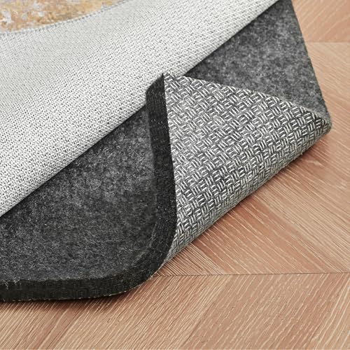 9x12 Non Slip Rug Pad Gripper - 1/4 Inch Thick Cushioned Carpet Pad - Rectangular Variation