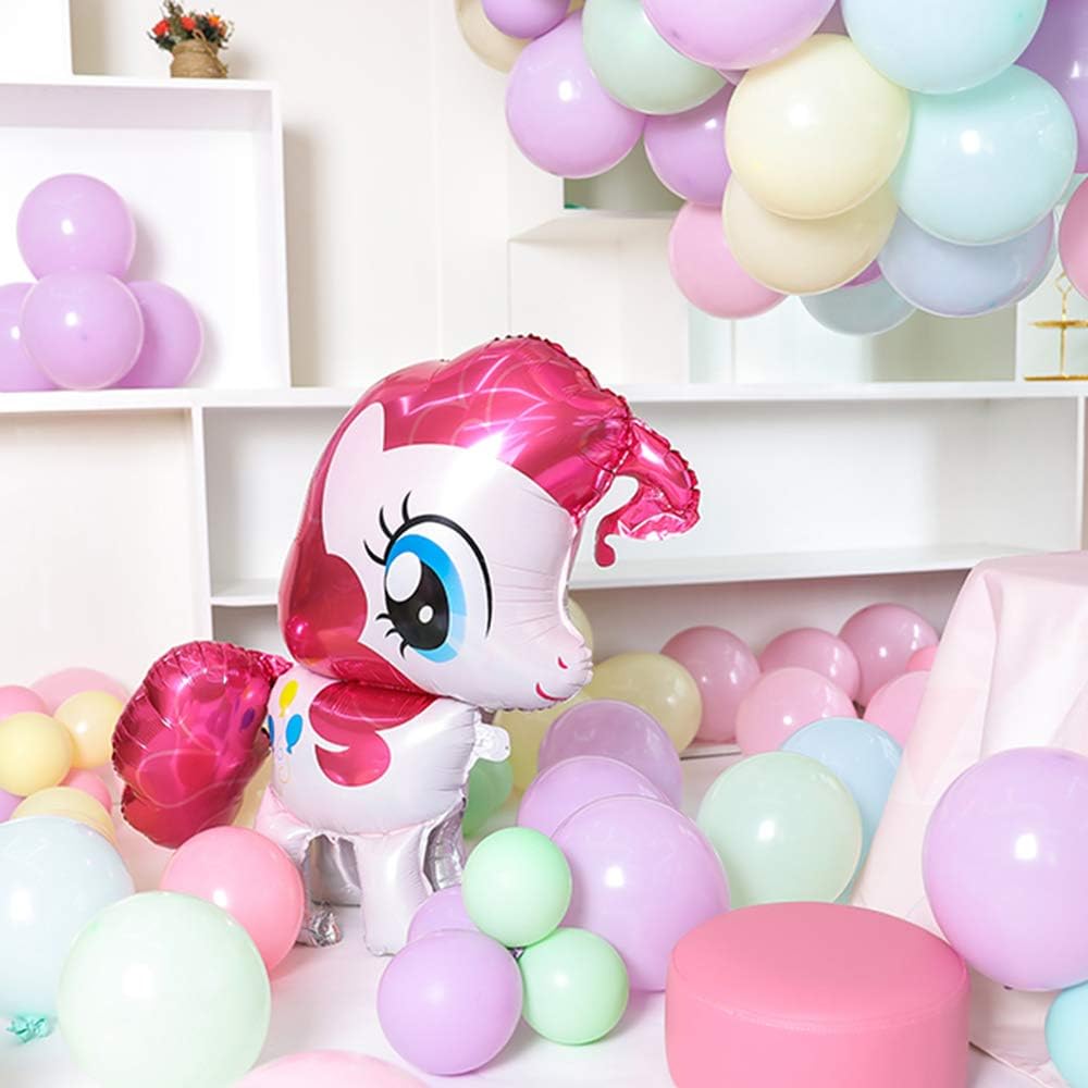 Skiennix 5-Inch Pastel Latex Balloons - 200 Pack Rainbow Macaron Candy Party Decorations