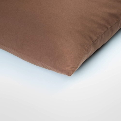 FLXXIE Queen Pillow Cases - Soft Microfiber Covers with Envelope Closure, 2-Piece Set, 20x30, Brown