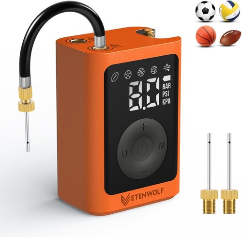 ETENWOLF P300 Plus Electric Ball Pump - Fast Inflation & Deflation | 3200 mAh Rechargeable Battery